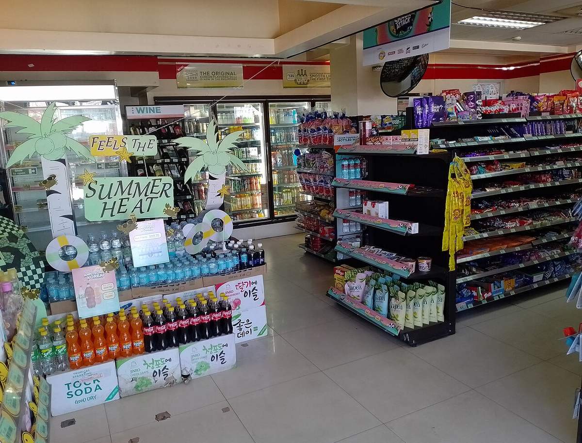 Inside a 7-Eleven store in the Philippines, where cash deposits are paid over the counter