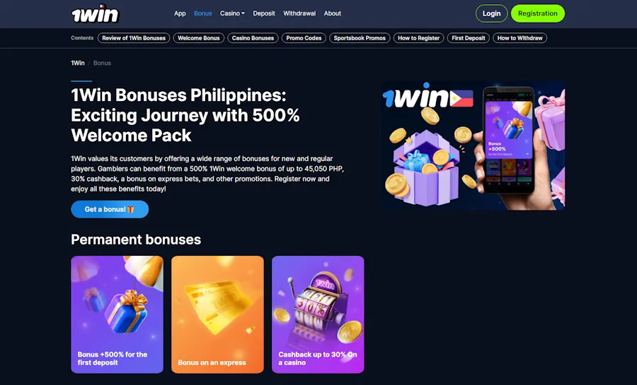 1win - Top Casinos Offering 25 Free Spins No Deposit