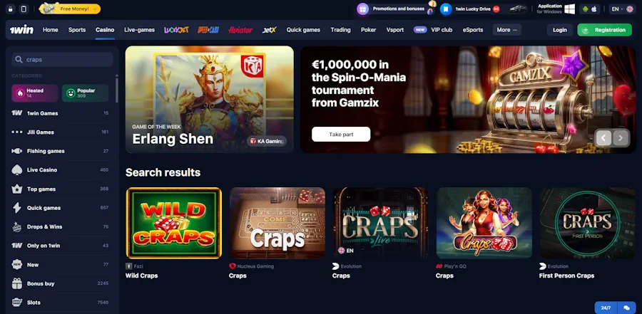 1win: Best Online Craps Casinos for Filipino Players