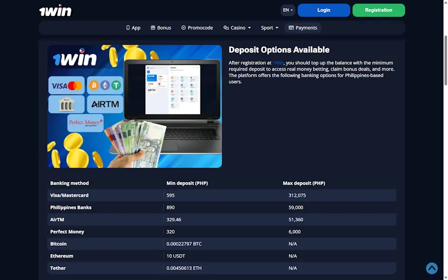 1Win - Best Cebuana Lhuillier Betting Sites