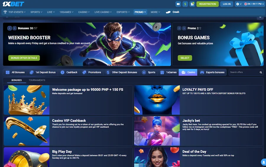 1xBet – Deal of the Day & Big Play Day