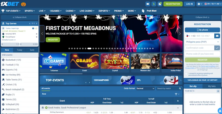 1xBet Philippines Overview