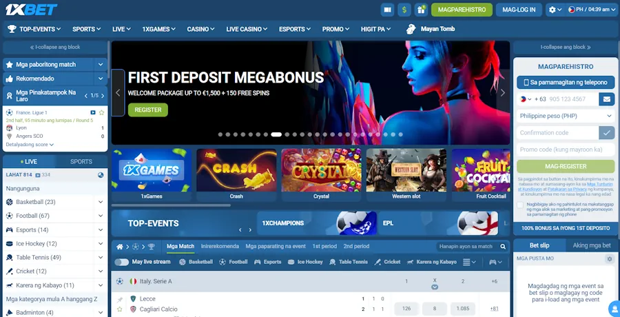 1xBet: Best game variety for Mac users