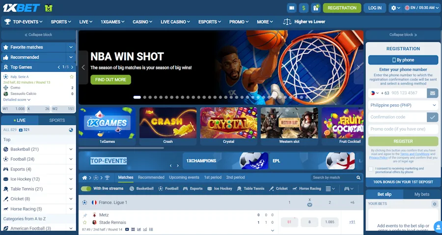 1xBet – Best for Basketball Fantasy