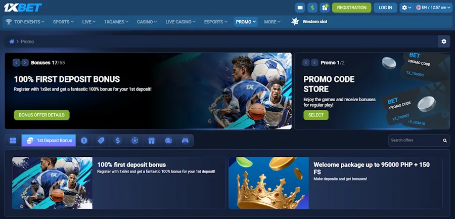 1xBet – 100% up to 90,000 PHP