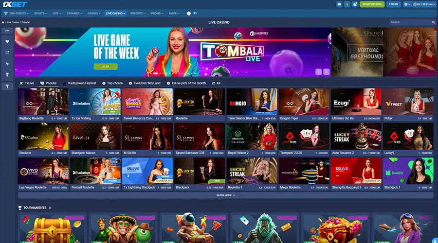 1xbet Casino