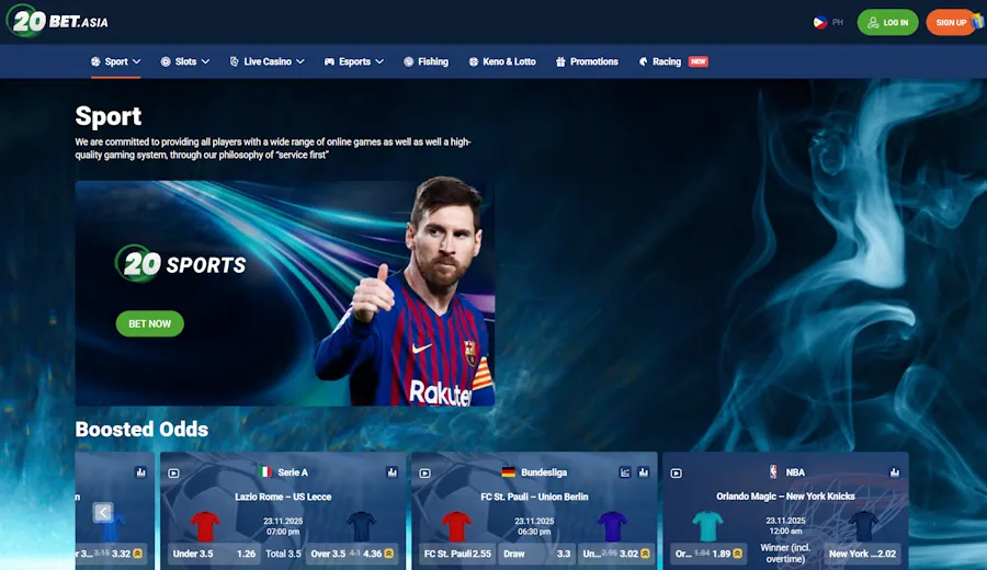 20Bet- Basketball Betting Sites