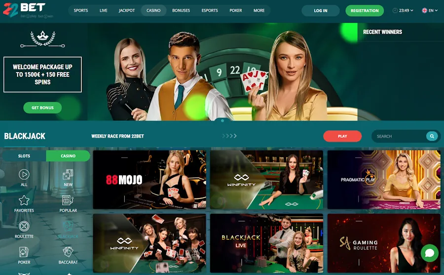 Top Online Casinos with Blackjack in PH