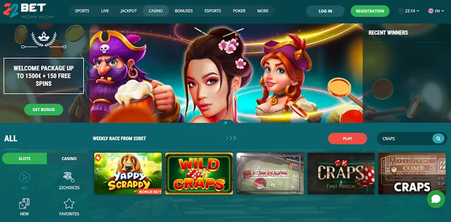 22bet: Best Online Craps Casinos for Filipino Players