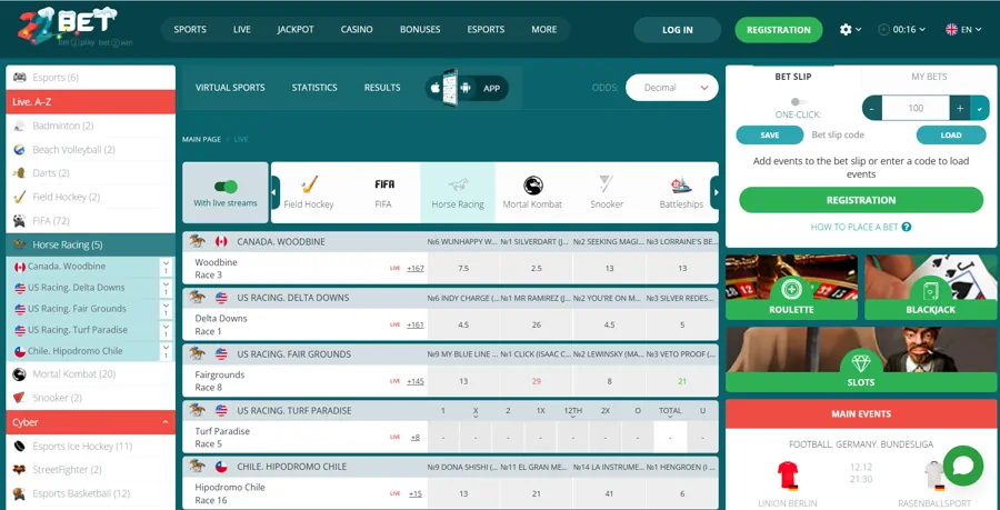 22bet - Top 5 Betting Sites PH for Durban July