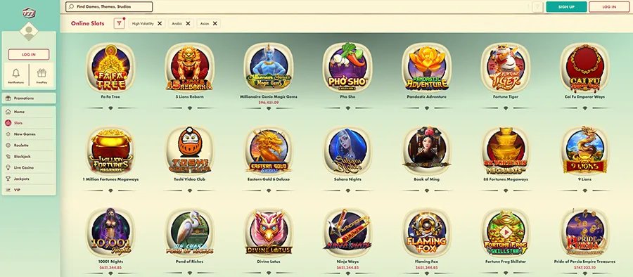 777 Casino Online Casino Fa Chai provider slots