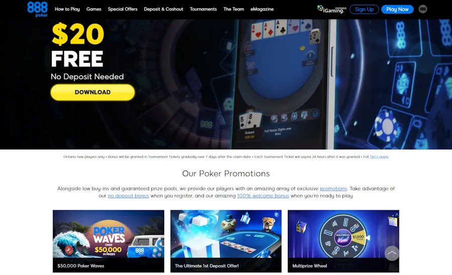 888Poker: Bonuses and loyalty programs 
