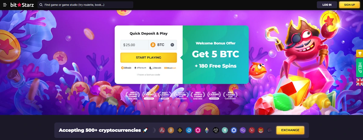 BitStarz Screenshot