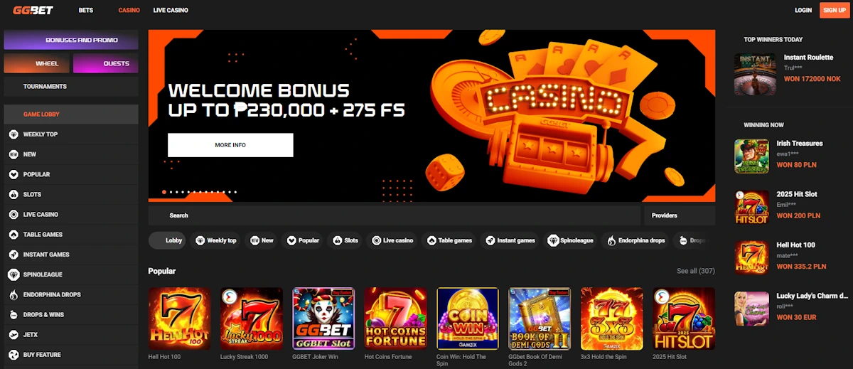 GGBet Screenshot