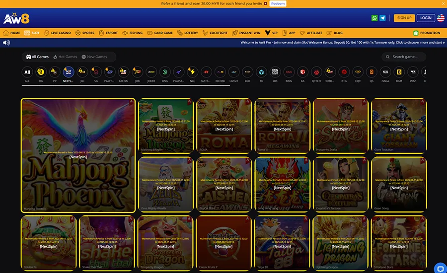 AceWin8 Casino NextSpin Games in Philippines