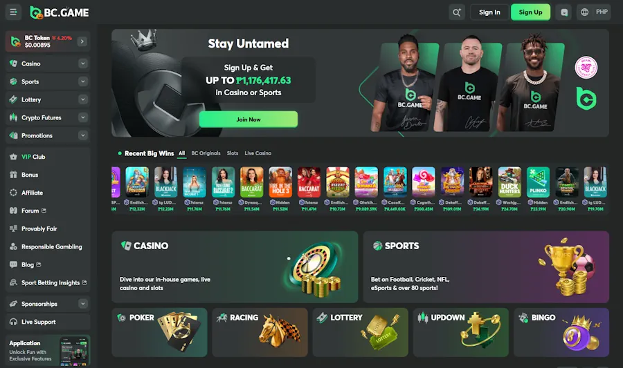 BC.Game Casino Overview