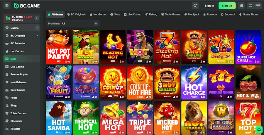 BC.Game - Best Casinos to Play Hot Hot Fruit