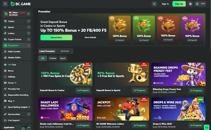 100 Free Spins at BC.game – Valid for Big Bass Splash