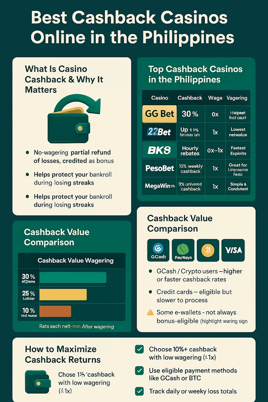 Best Cashback Casinos Online in PH
