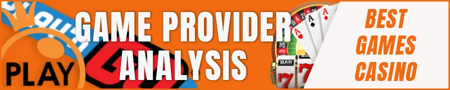 Online Casino Game Provider Analysis