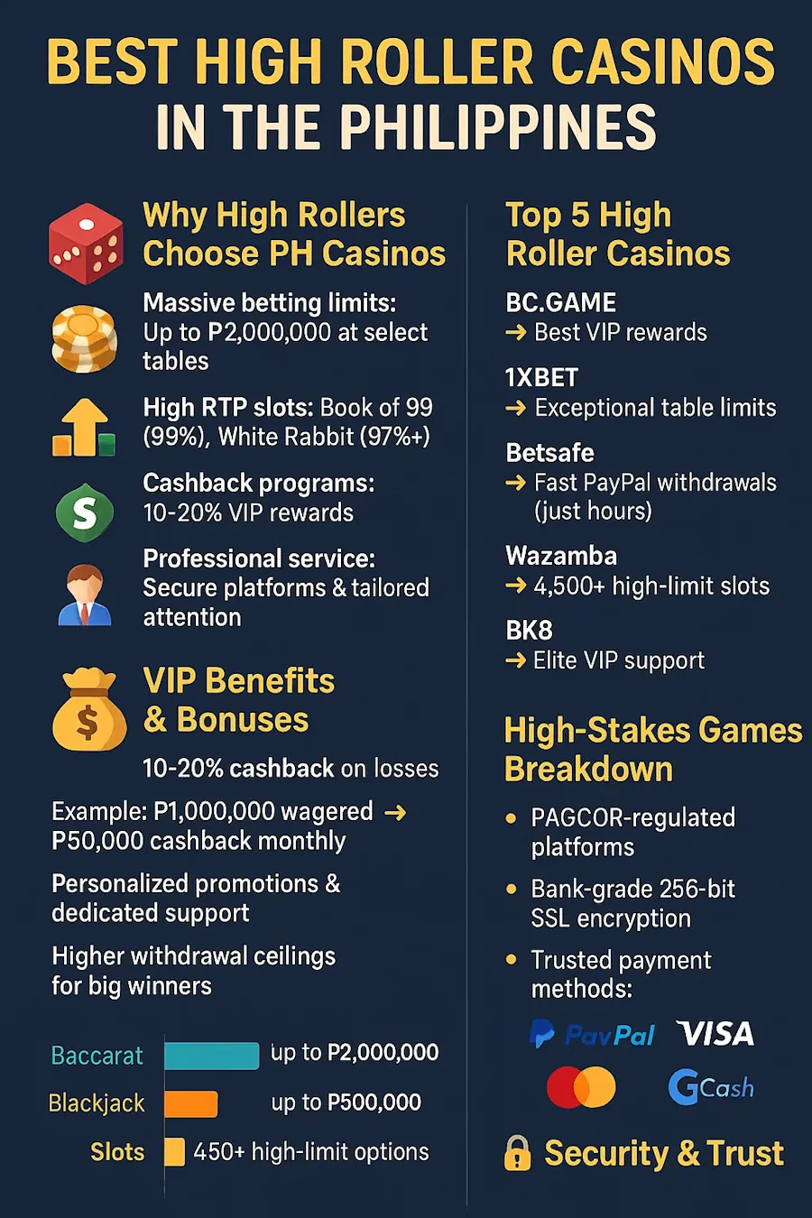 Best High Roller Casinos in PH 