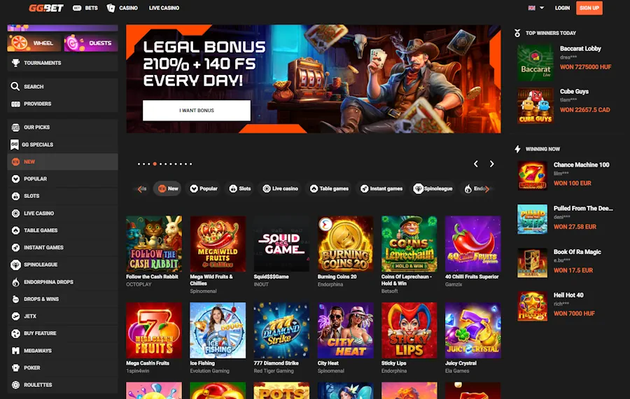 GGbet Best Legit Online Casino