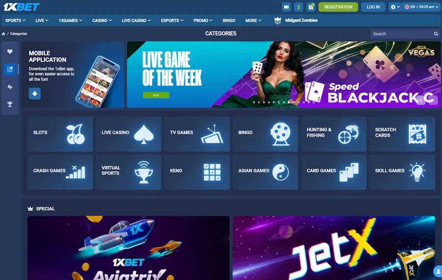 1Xbet Best Live Online Casino