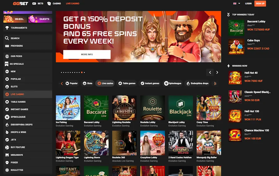 GGBet Best Live Online Casino