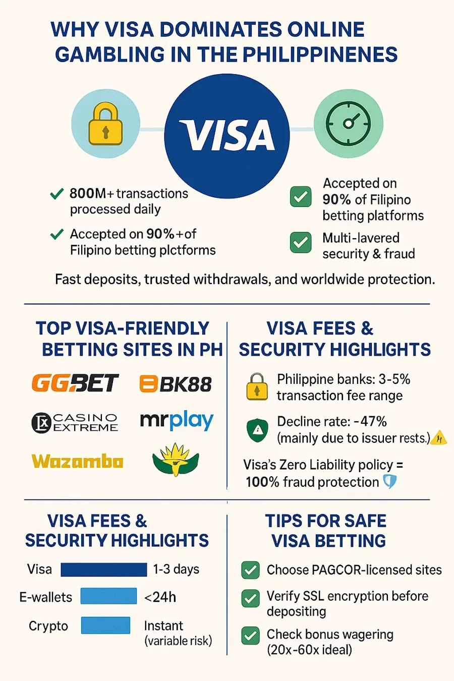  Best Visa Betting Sites & Online Casinos in PH