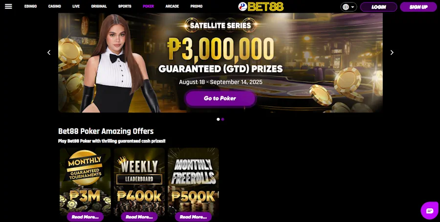 Bet88: Casinos with Omaha-holdem in Philippines 