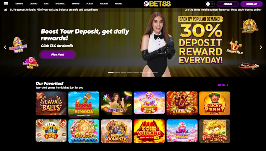 Bet88: Best Gambling App with GrabPay Integration