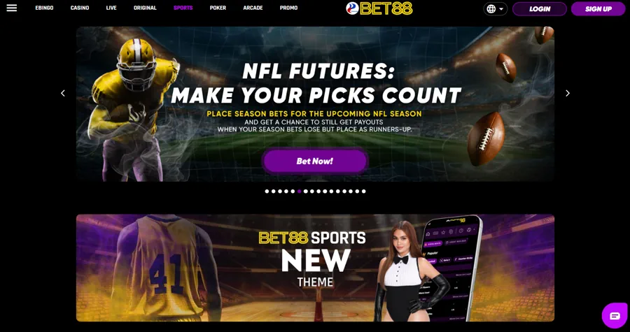 BET88 - Top 5 NFL Betting Sites