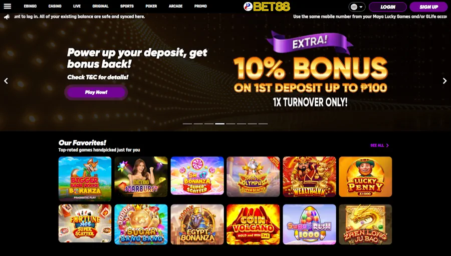 Bet88: High-limit table games selection