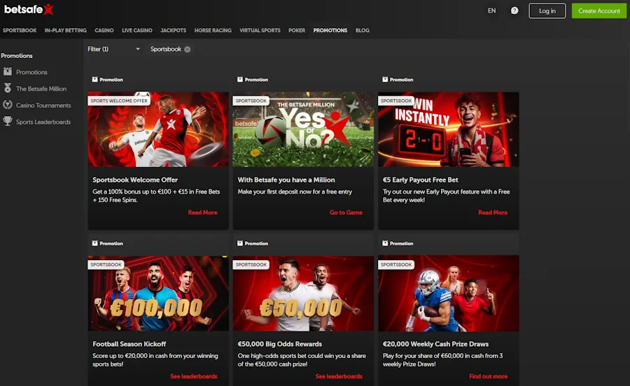 Betsafe – ₱250 minimum with live betting features