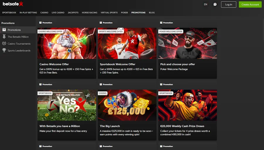 Betsafe – Multi-Tier Bonus System