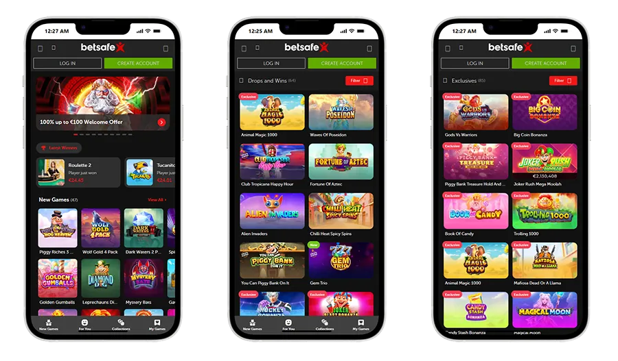 Betsafe 3,500+ slots and 150 free spins