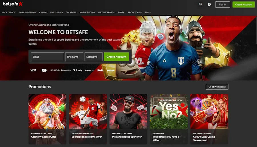 Betsafe - Excellent customer support and bonuses