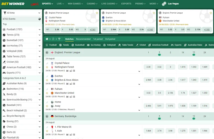Betwinner Line