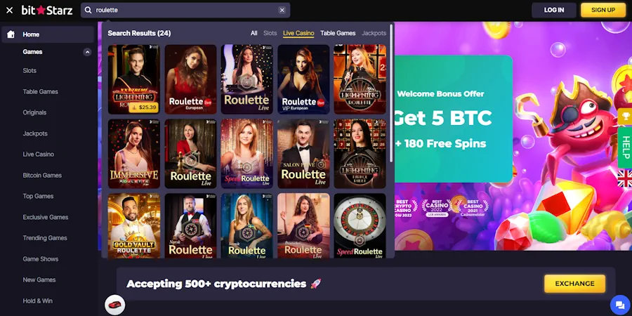 BitStarz: Leading cryptocurrency roulette platform