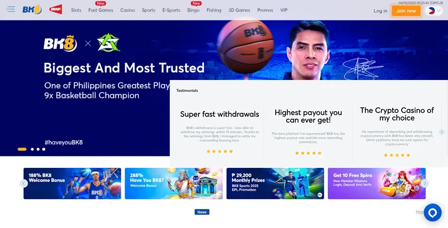 BK8: Fastest Neteller payouts in PH