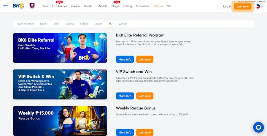 BK8 – Best for instant payouts and mobile play