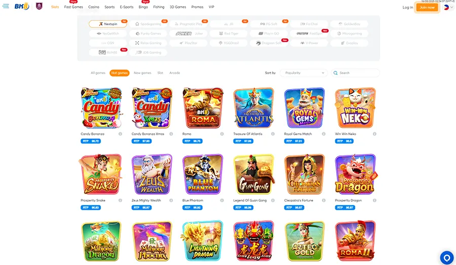 BK8 Casino NextSpin Games in Philippines
