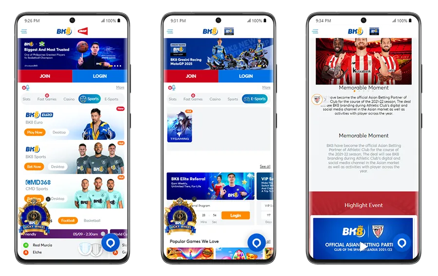 BK8 – Best for local payment options