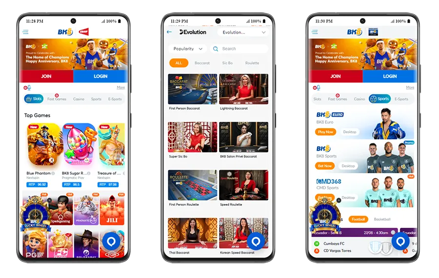 BK8 Mobile App – Best for table game enthusiasts
