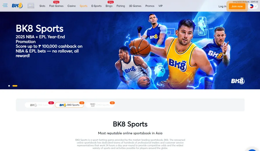 BK8 - Top NBA Betting Sites in the Philippines