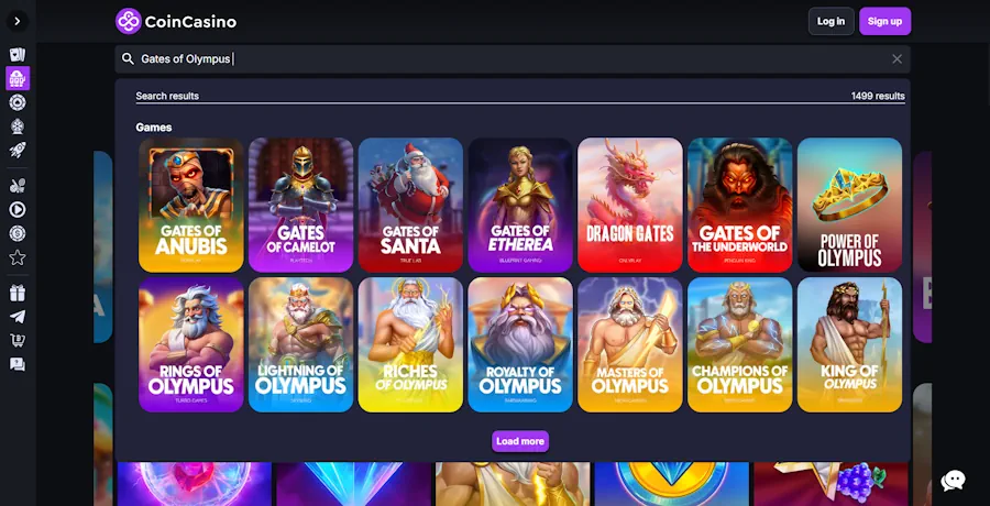 CoinCasino - Best Casinos to Play Gates of Olympus