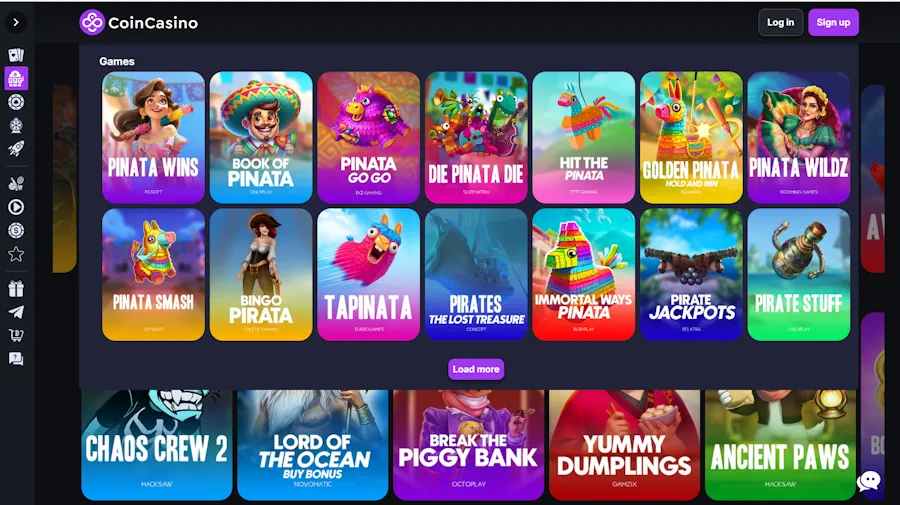 CoinCasino - Bonuses, Payout Speed & Game Availability