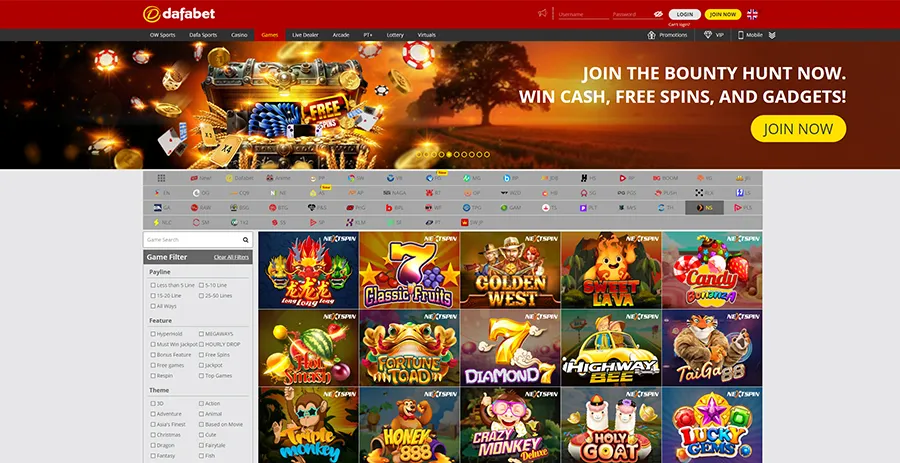 Dafabet Casino NextSpin Games in Philippines