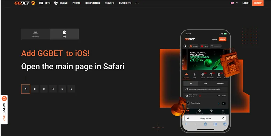 GGBet – Ideal for mobile high-roller betting