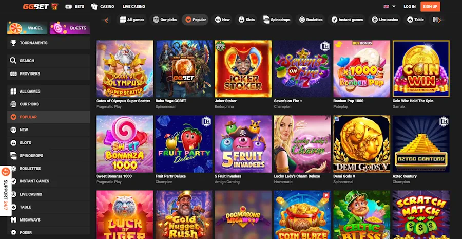 GGBet-Best Progressive Jackpots